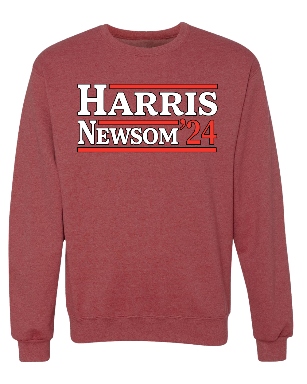 Sudadera Kamala Harris Gavin Newsom 2024 VP Vicepresidente EE. UU. Cuello Redondo - Imagen 11 de 12