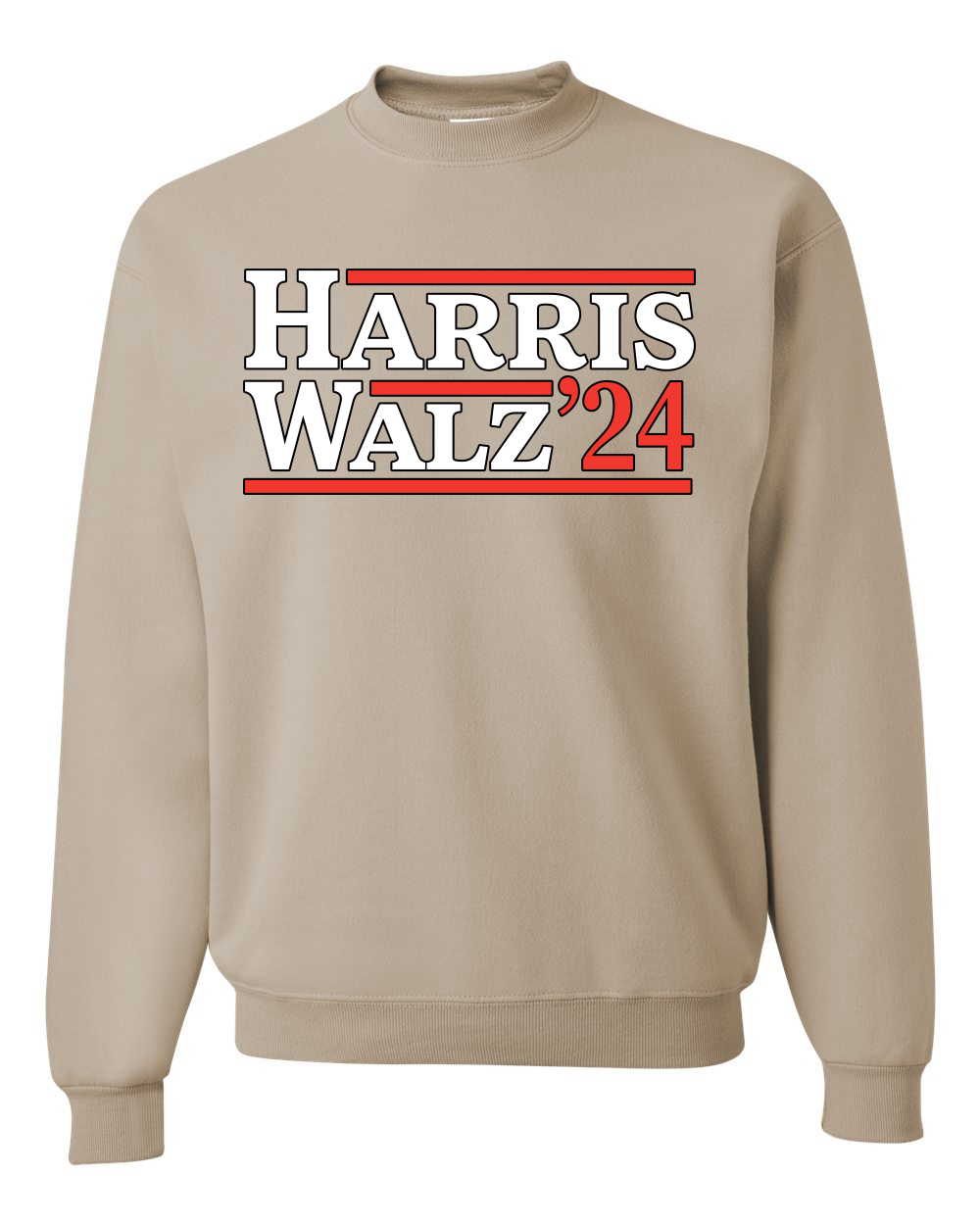 Sudadera Kamala Harris Tim Walz 2024 demócrata vicepresidente EE. UU. cuello redondo - Imagen 12 de 12