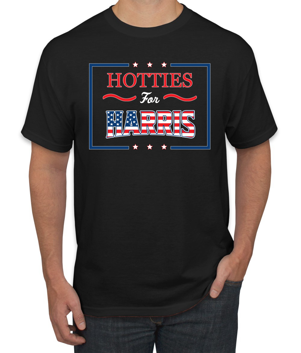 Hotties for Harris | Camiseta unisex divertida semental Kamala for President - Imagen 3 de 14