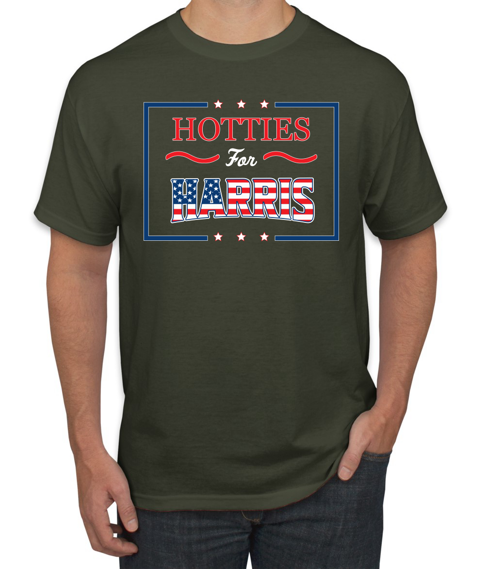 Hotties for Harris | Camiseta unisex divertida semental Kamala for President - Imagen 13 de 14