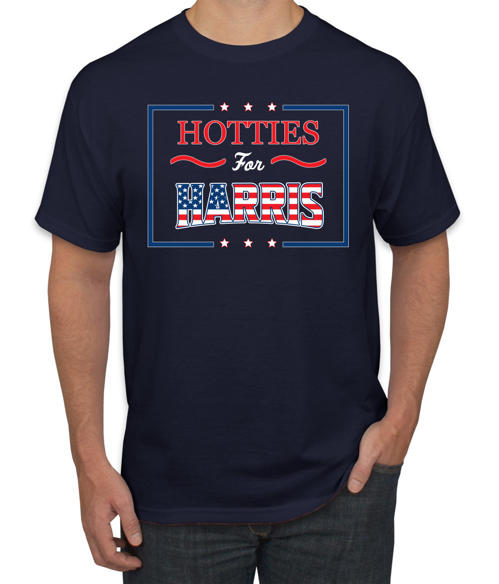 Hotties for Harris | Camiseta unisex divertida semental Kamala for President - Imagen 6 de 14