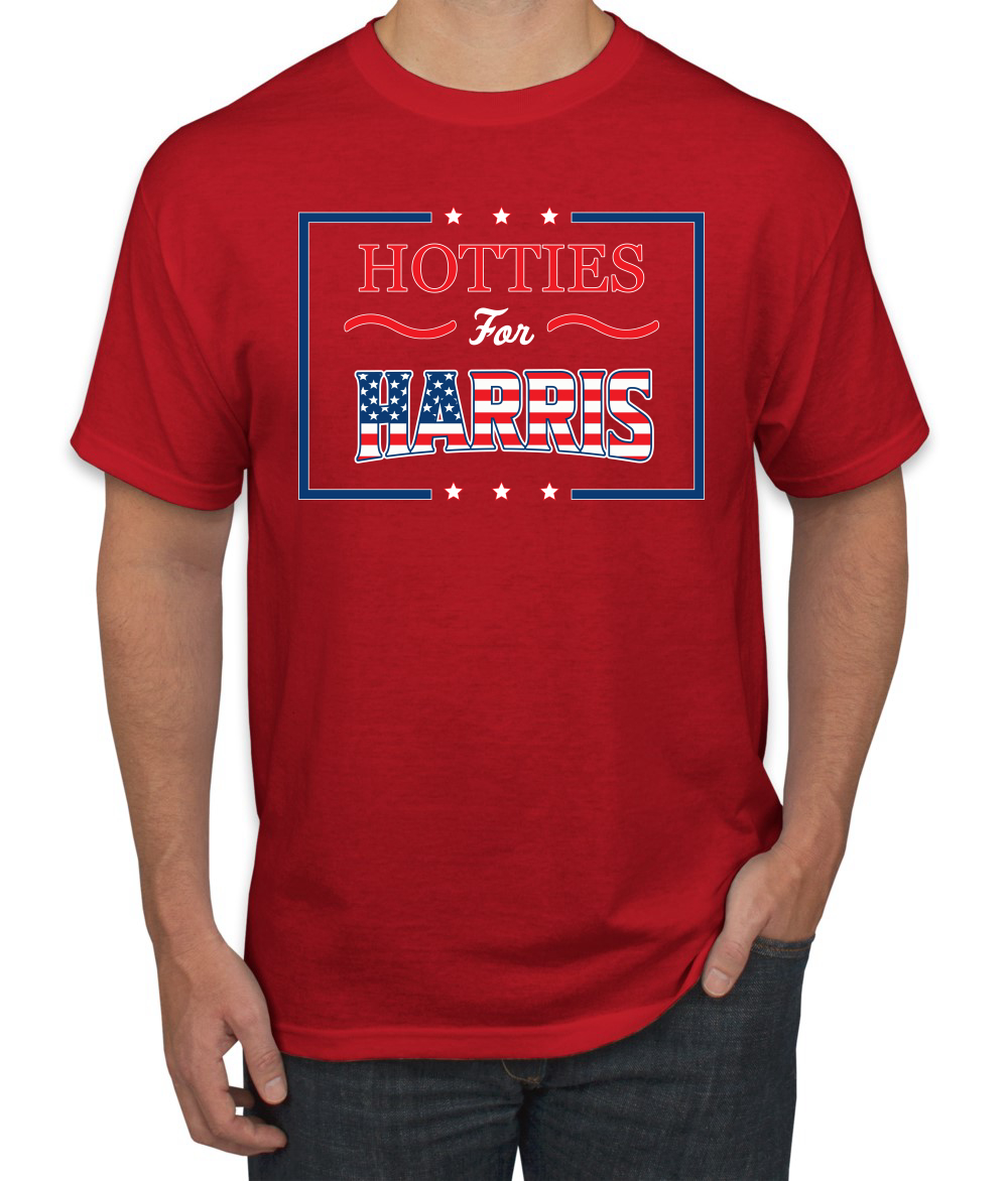 Hotties for Harris | Camiseta unisex divertida semental Kamala for President - Imagen 7 de 14