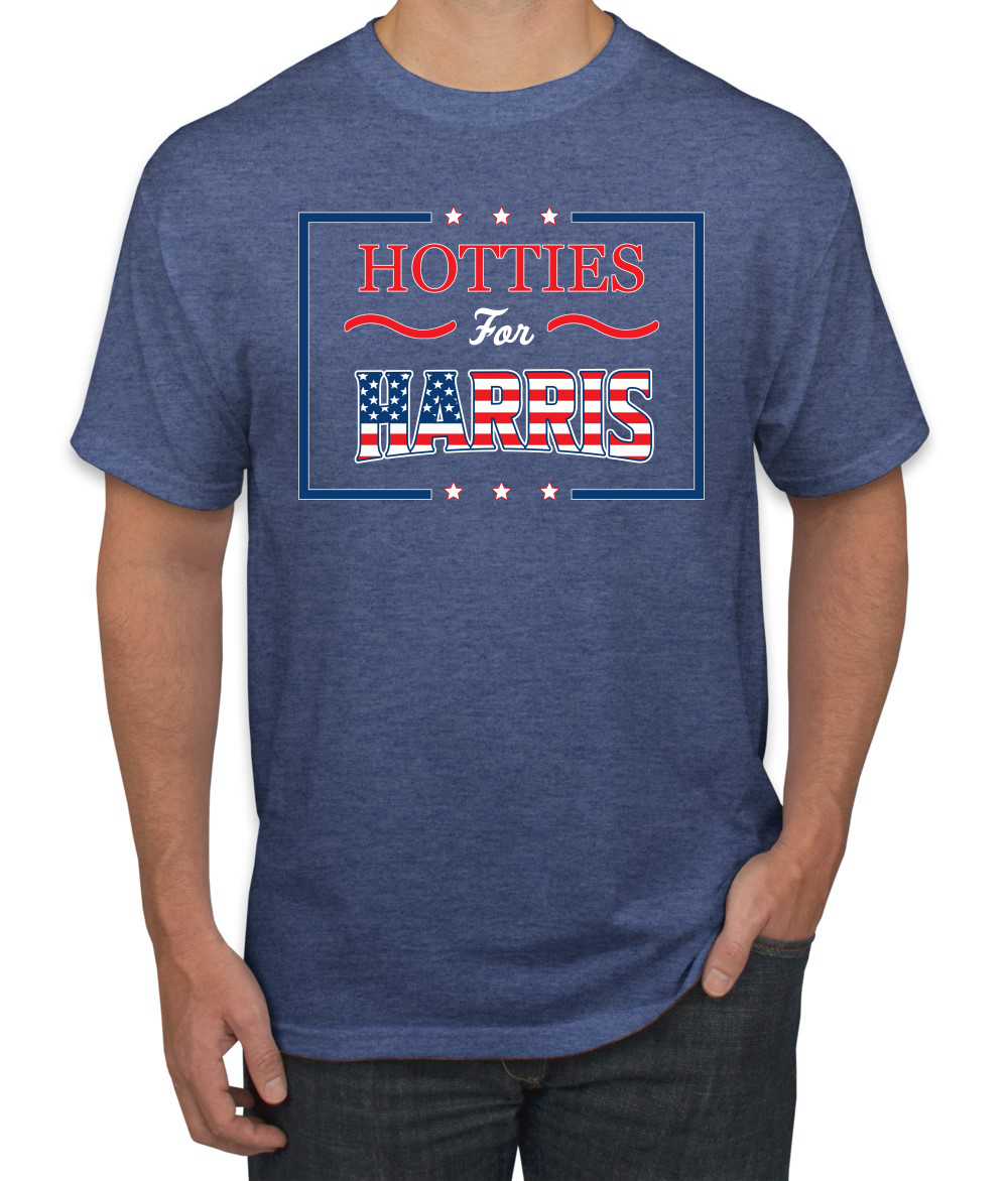 Hotties for Harris | Camiseta unisex divertida semental Kamala for President - Imagen 9 de 14