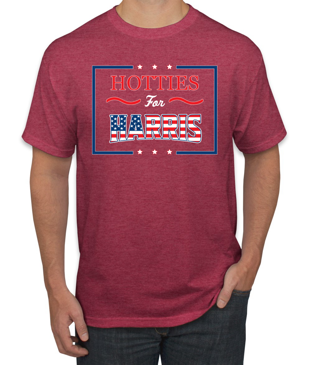 Hotties for Harris | Camiseta unisex divertida semental Kamala for President - Imagen 11 de 14