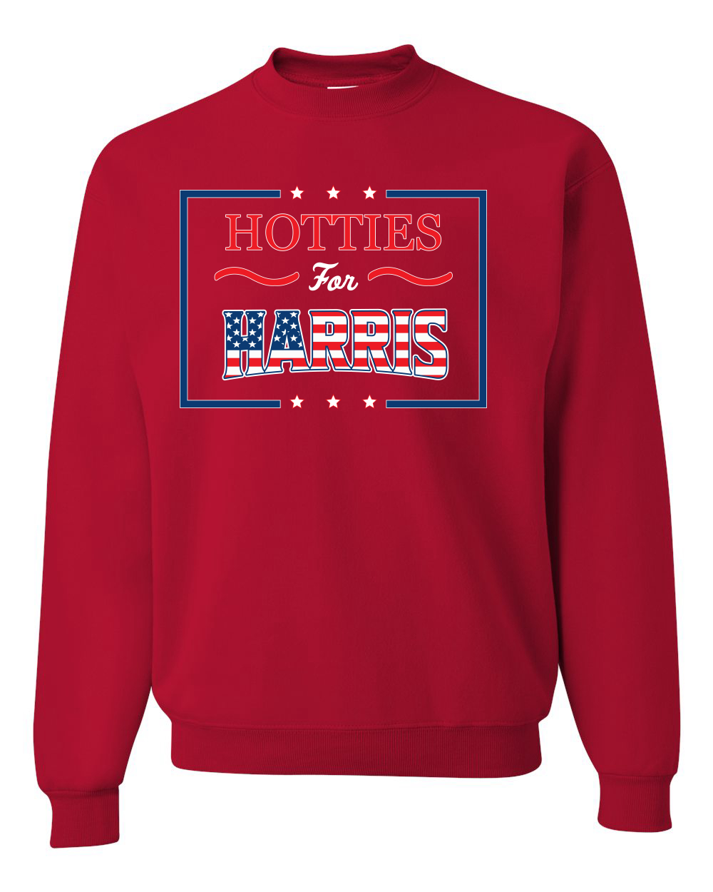 Hotties for Harris | Divertida sudadera de cuello redondo Stallion Kamala for President - Imagen 7 de 12