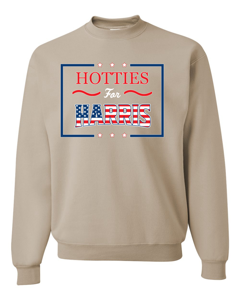Hotties for Harris | Divertida sudadera de cuello redondo Stallion Kamala for President - Imagen 12 de 12