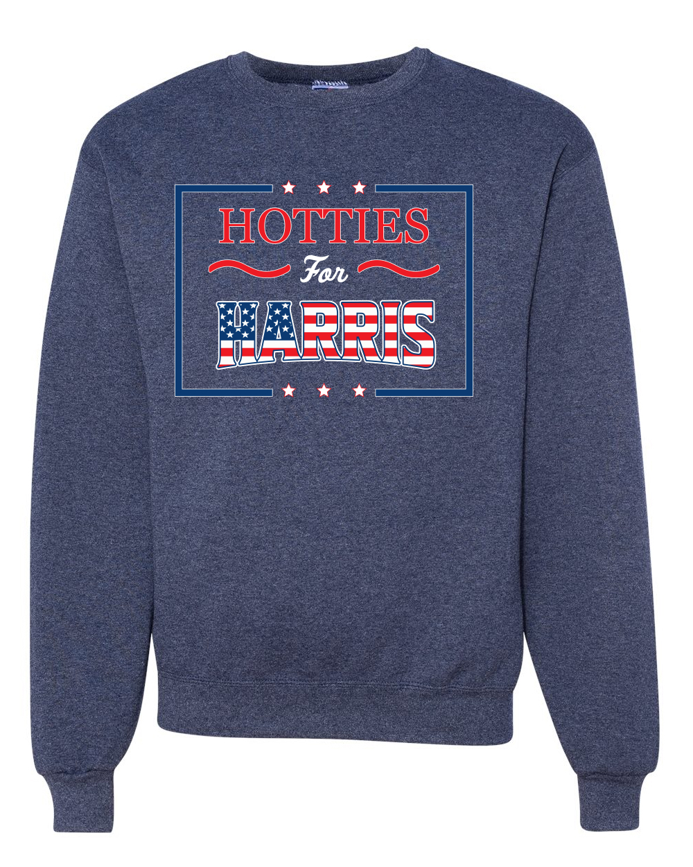 Hotties for Harris | Divertida sudadera de cuello redondo Stallion Kamala for President - Imagen 10 de 12