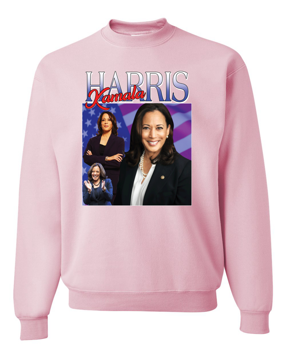 Sudadera cuello redondo Kamala Harris for President 2024 Portrait Pro Democrats - Imagen 5 de 12