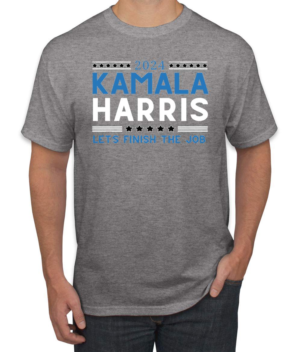 Kamala Harris 2024 | Let's Finish the Job USA Wahl Unisex T-Shirt - Bild 4 von 14