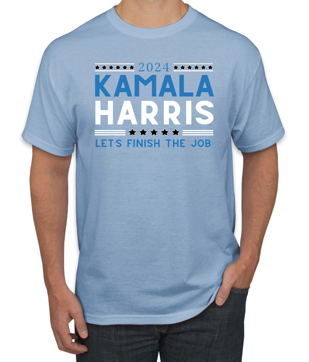 Kamala Harris 2024 | Let's Finish the Job USA Wahl Unisex T-Shirt - Bild 12 von 14