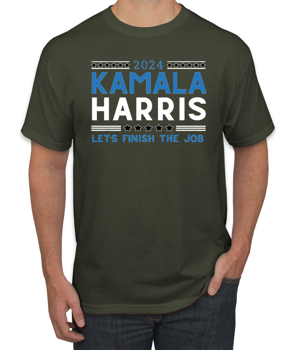 Kamala Harris 2024 | Let's Finish the Job USA Wahl Unisex T-Shirt - Bild 13 von 14