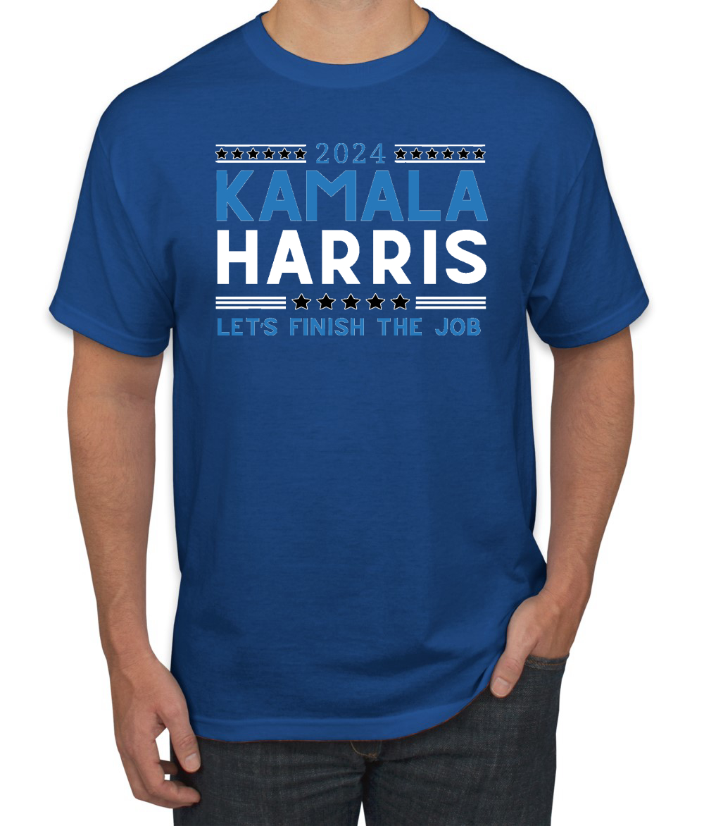 Kamala Harris 2024 | Let's Finish the Job USA Wahl Unisex T-Shirt - Bild 8 von 14