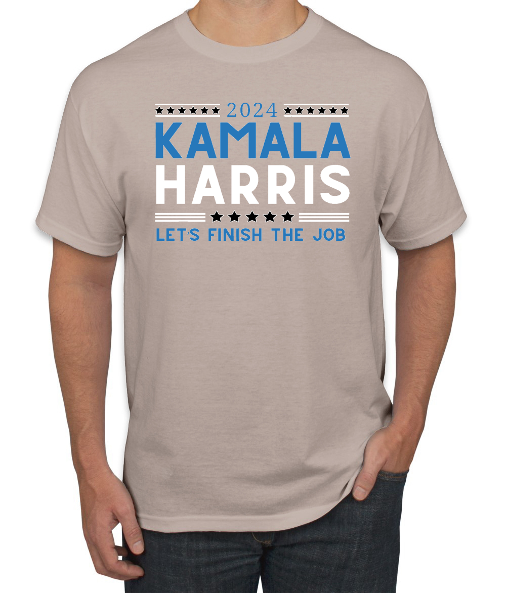Kamala Harris 2024 | Let's Finish the Job USA Wahl Unisex T-Shirt - Bild 14 von 14