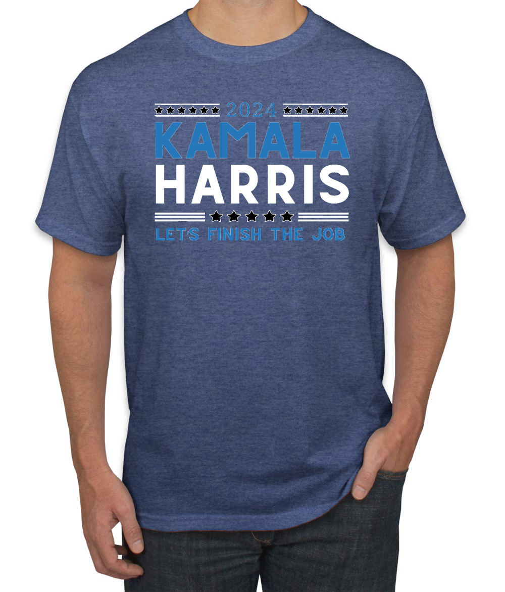 Kamala Harris 2024 | Let's Finish the Job USA Wahl Unisex T-Shirt - Bild 9 von 14