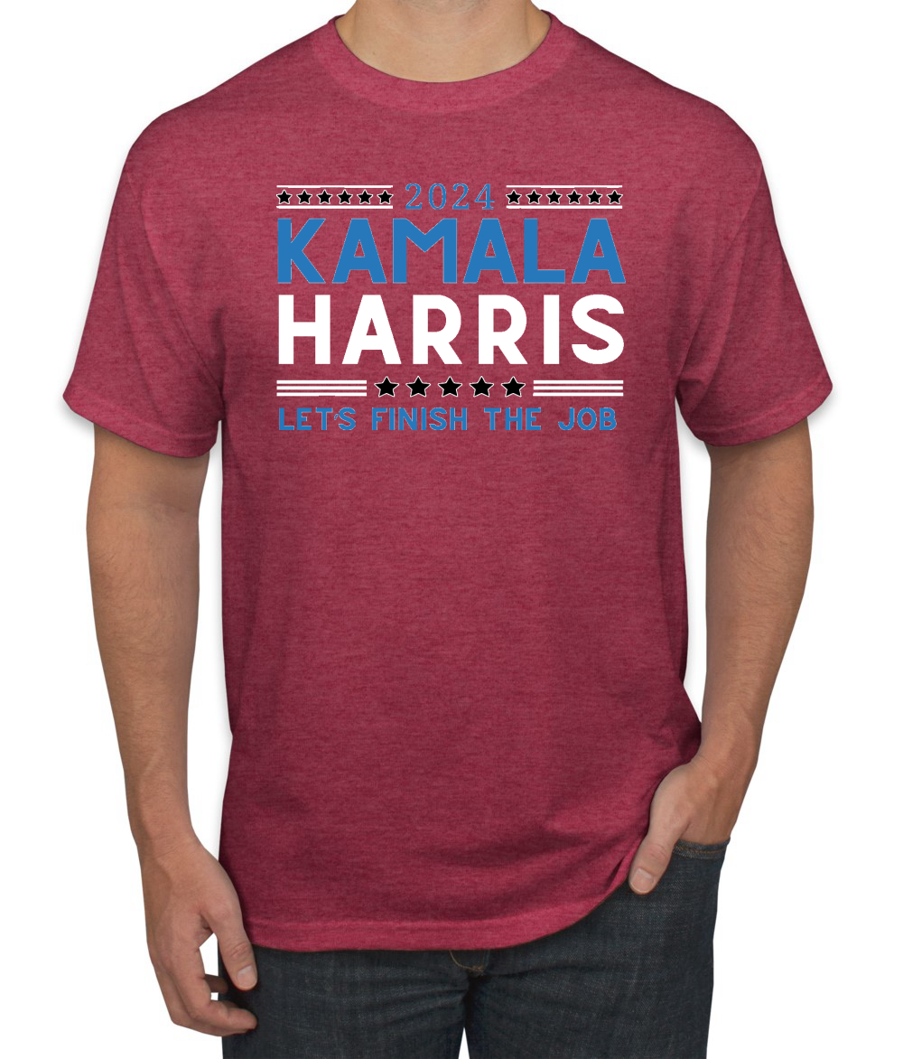 Kamala Harris 2024 | Let's Finish the Job USA Wahl Unisex T-Shirt - Bild 11 von 14
