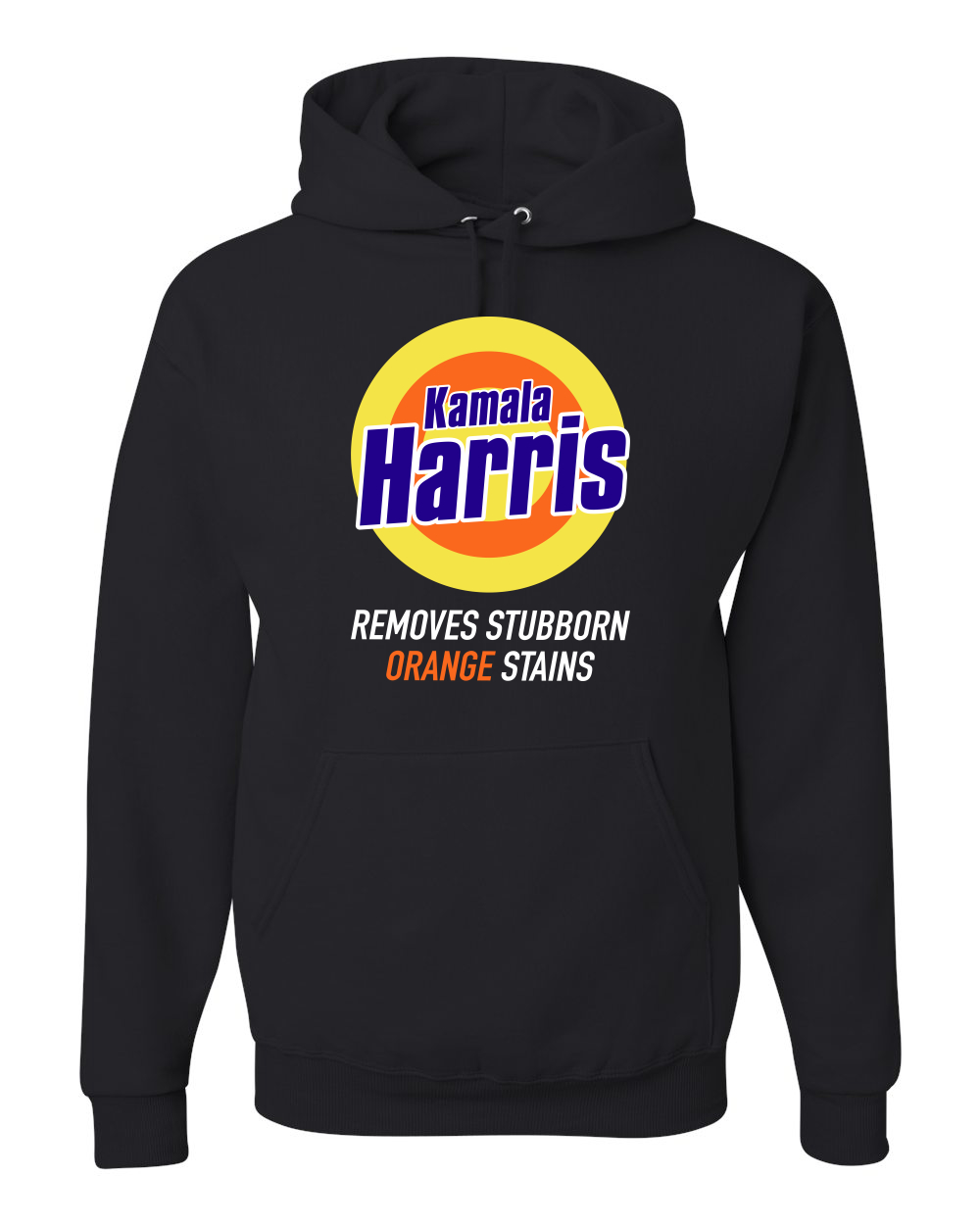 Sudadera con Capucha Kamala Harris Divertida Elimina Manchas Naranja Obstinadas Parodia - Imagen 3 de 11