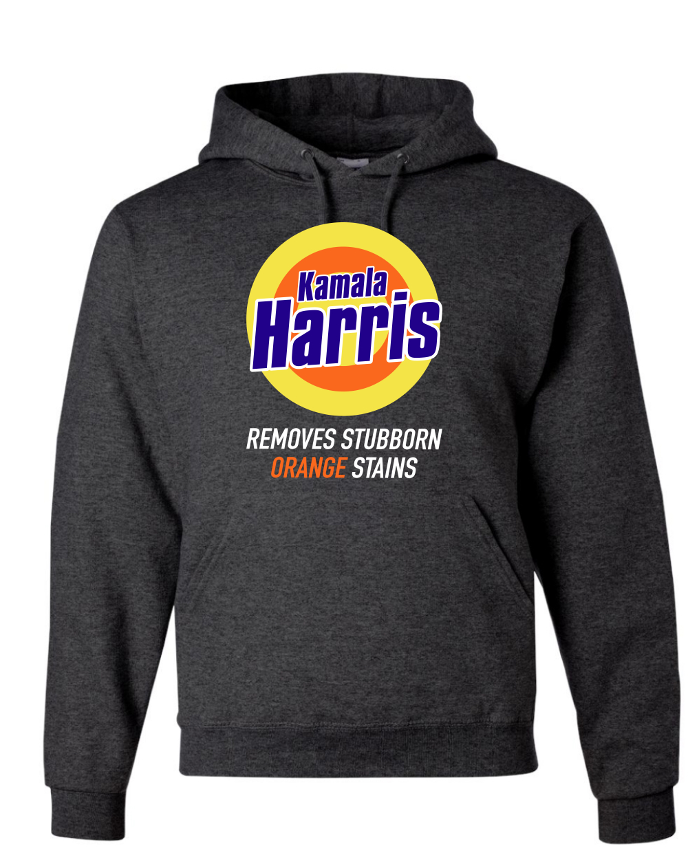 Sudadera con Capucha Kamala Harris Divertida Elimina Manchas Naranja Obstinadas Parodia - Imagen 4 de 11