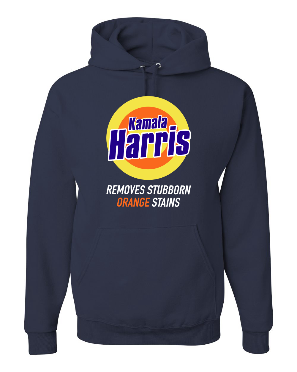 Sudadera con Capucha Kamala Harris Divertida Elimina Manchas Naranja Obstinadas Parodia - Imagen 7 de 11