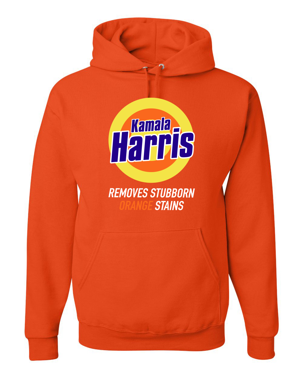Sudadera con Capucha Kamala Harris Divertida Elimina Manchas Naranja Obstinadas Parodia - Imagen 8 de 11