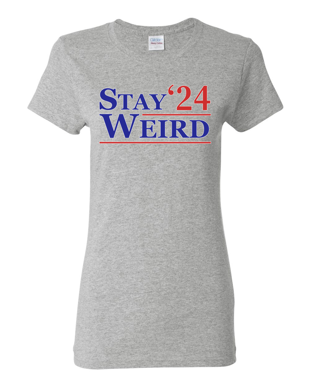 Stay Weird 2024 Funny MAGA Retro Republican USA Election Womens Shirt - Picture 4 of 9