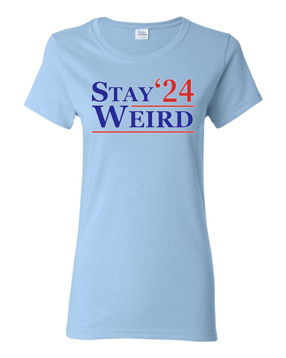 Stay Weird 2024 Funny MAGA Retro Republican USA Election Womens Shirt - Picture 9 of 9