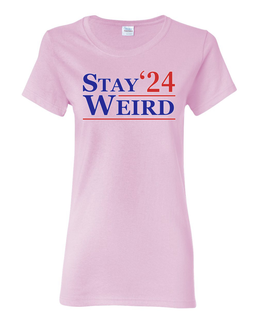 Stay Weird 2024 Funny MAGA Retro Republican USA Election Womens Shirt - Picture 5 of 9