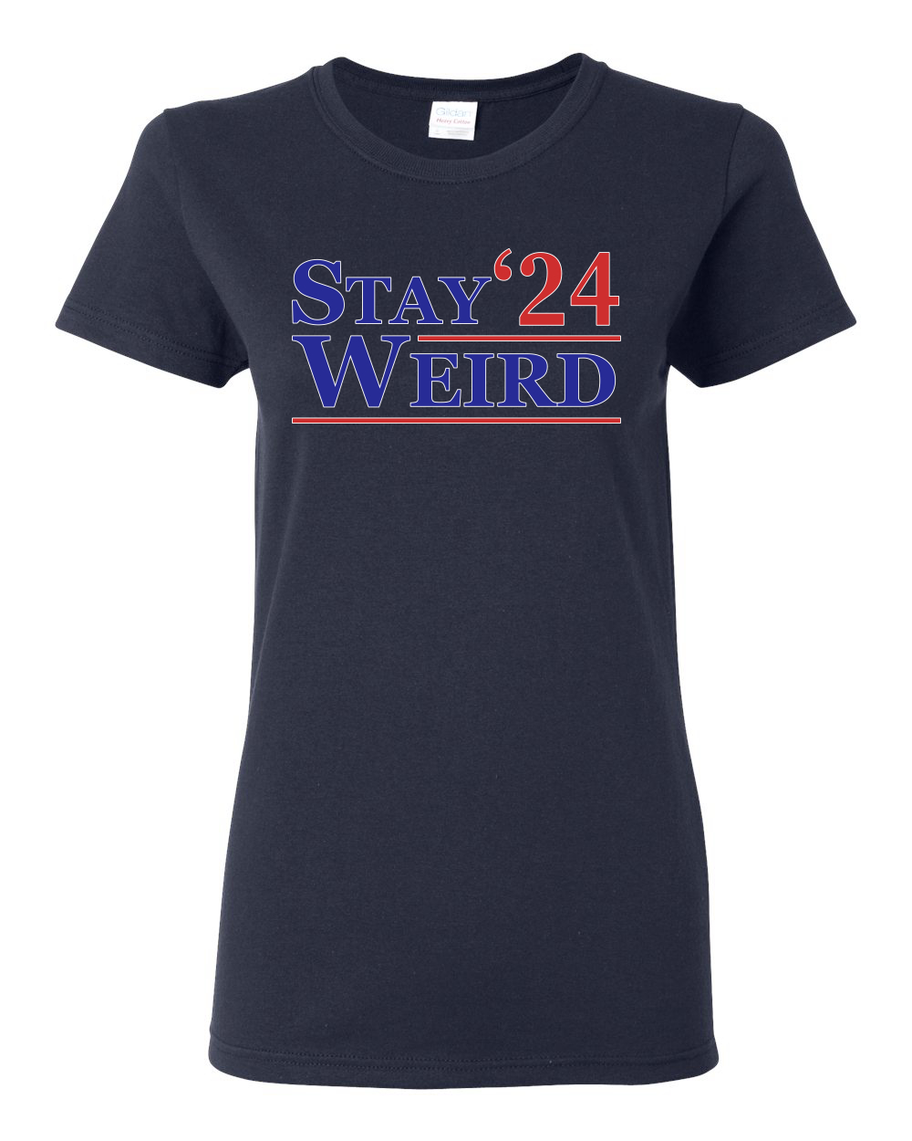 Stay Weird 2024 Funny MAGA Retro Republican USA Election Womens Shirt - Picture 6 of 9
