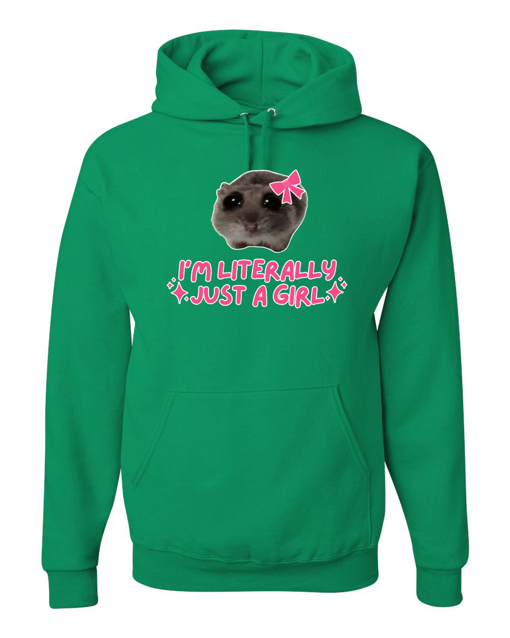 I'm Literally Just a Girl Camisa Divertida Gato Meme Unisex Sudadera con Capucha Sudadera - Imagen 9 de 28