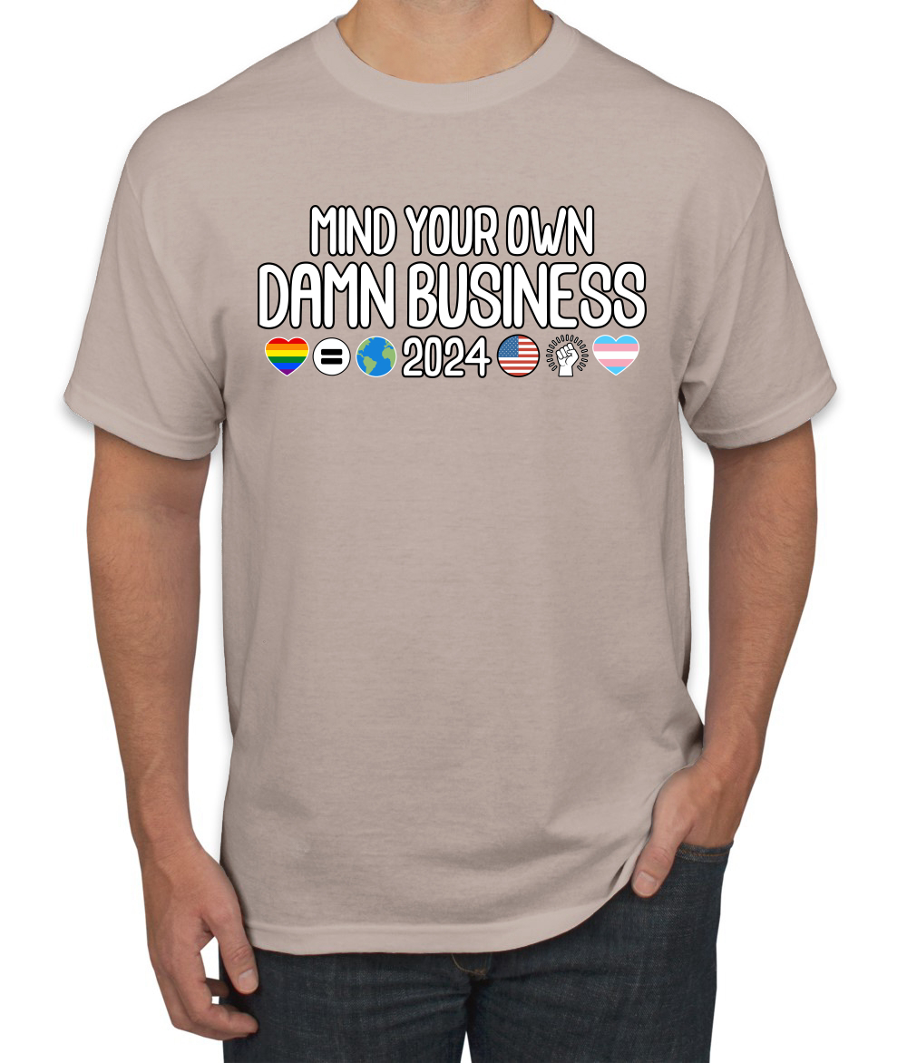 Camiseta Mind Your Own Damn Business 2024 Pro LGBT Igualdad - Imagen 14 de 14