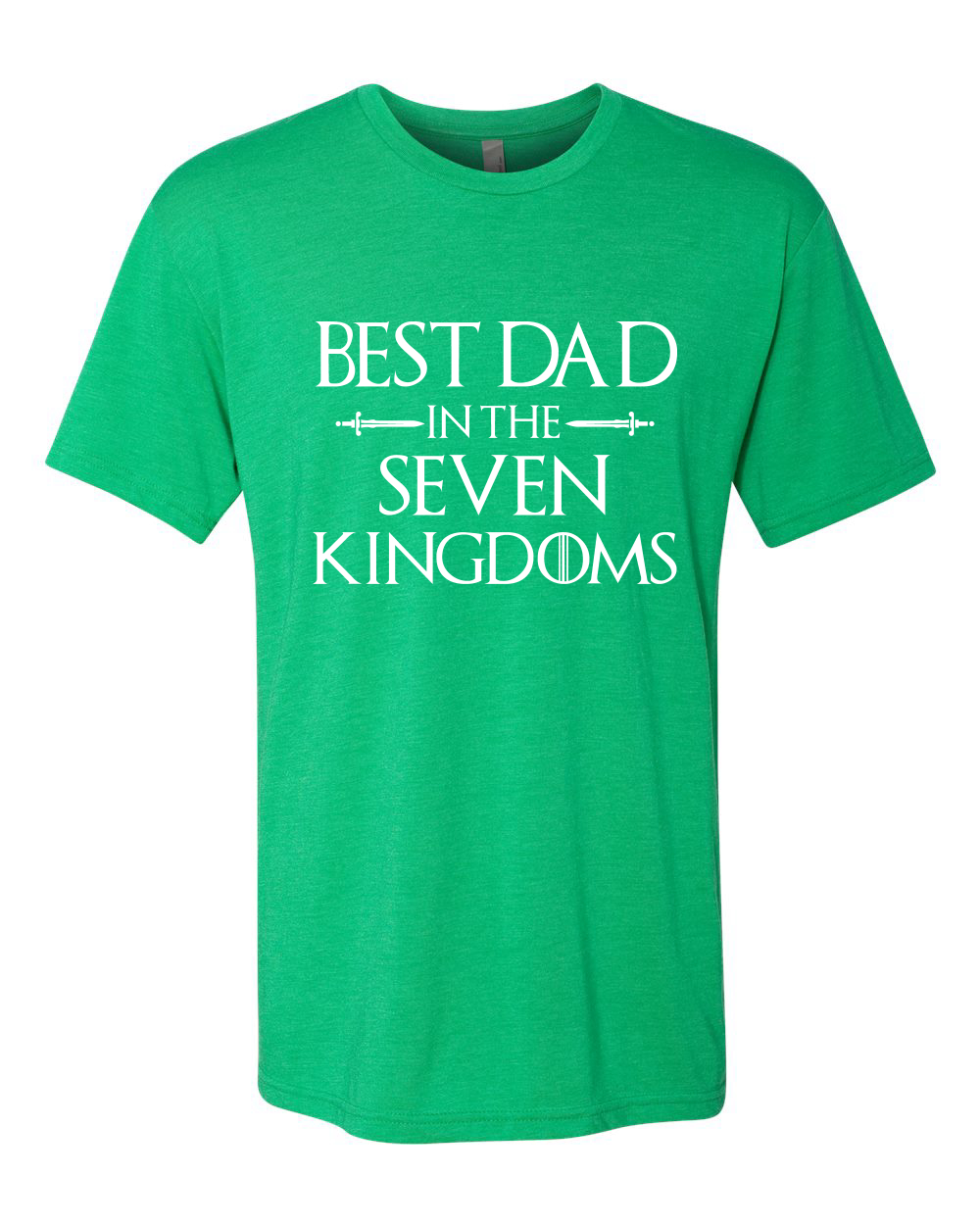 Camiseta Best Dad in The Seven Kingdoms|GoT Thrones Divertida Hombres Premium Tri Mezcla - Imagen 3 de 10