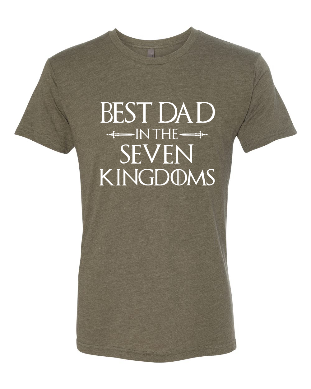 Camiseta Best Dad in The Seven Kingdoms|GoT Thrones Divertida Hombres Premium Tri Mezcla - Imagen 10 de 10