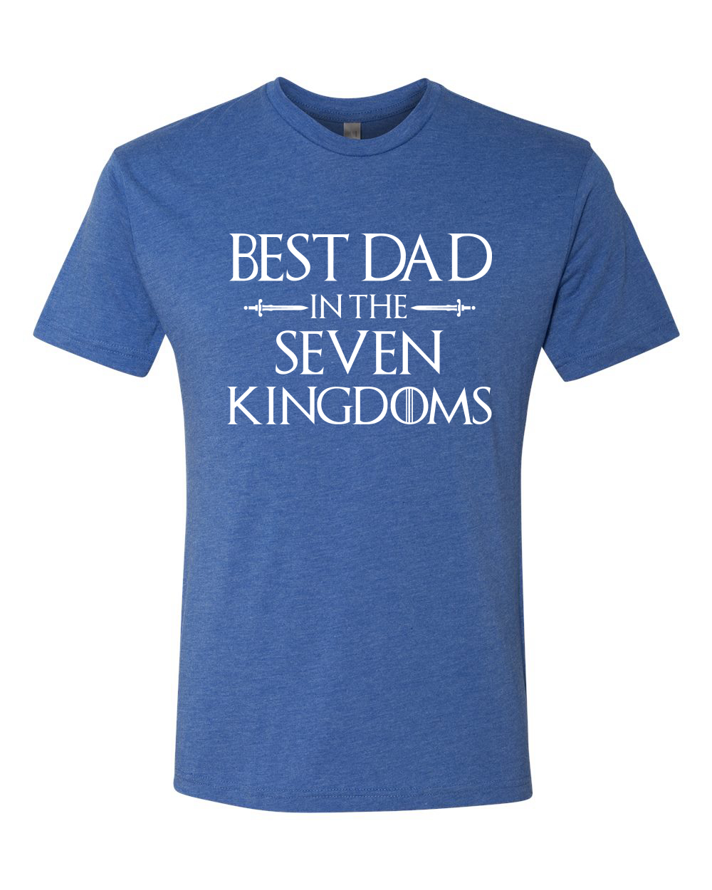 Camiseta Best Dad in The Seven Kingdoms|GoT Thrones Divertida Hombres Premium Tri Mezcla - Imagen 9 de 10