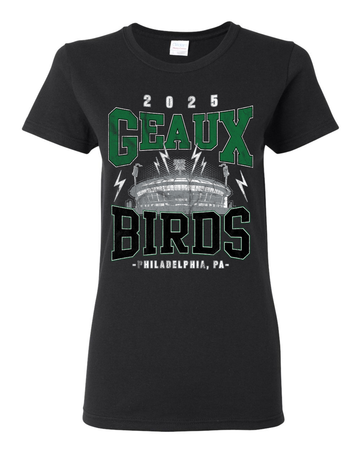 Geaux Birds Classic Football Philly PA Sports Stadium Sports Womens T-Shirt
