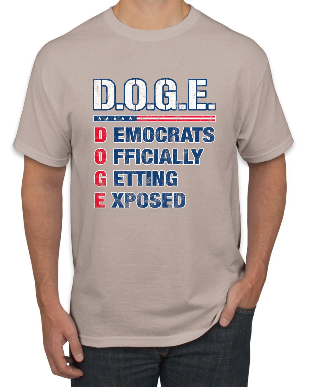 Camiseta para hombre DOGE Democrats oficialmente expuesta acróstica - Imagen 14 de 14