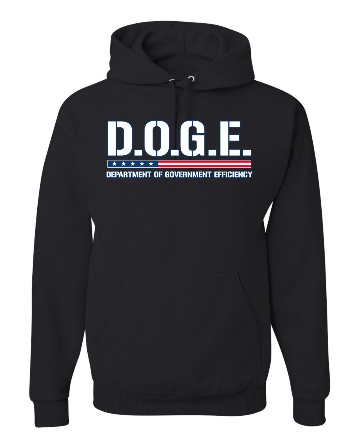 Sudadera con Capucha DOGE Rojo Blanco Azul Rayas, Demócratas - Imagen 3 de 13