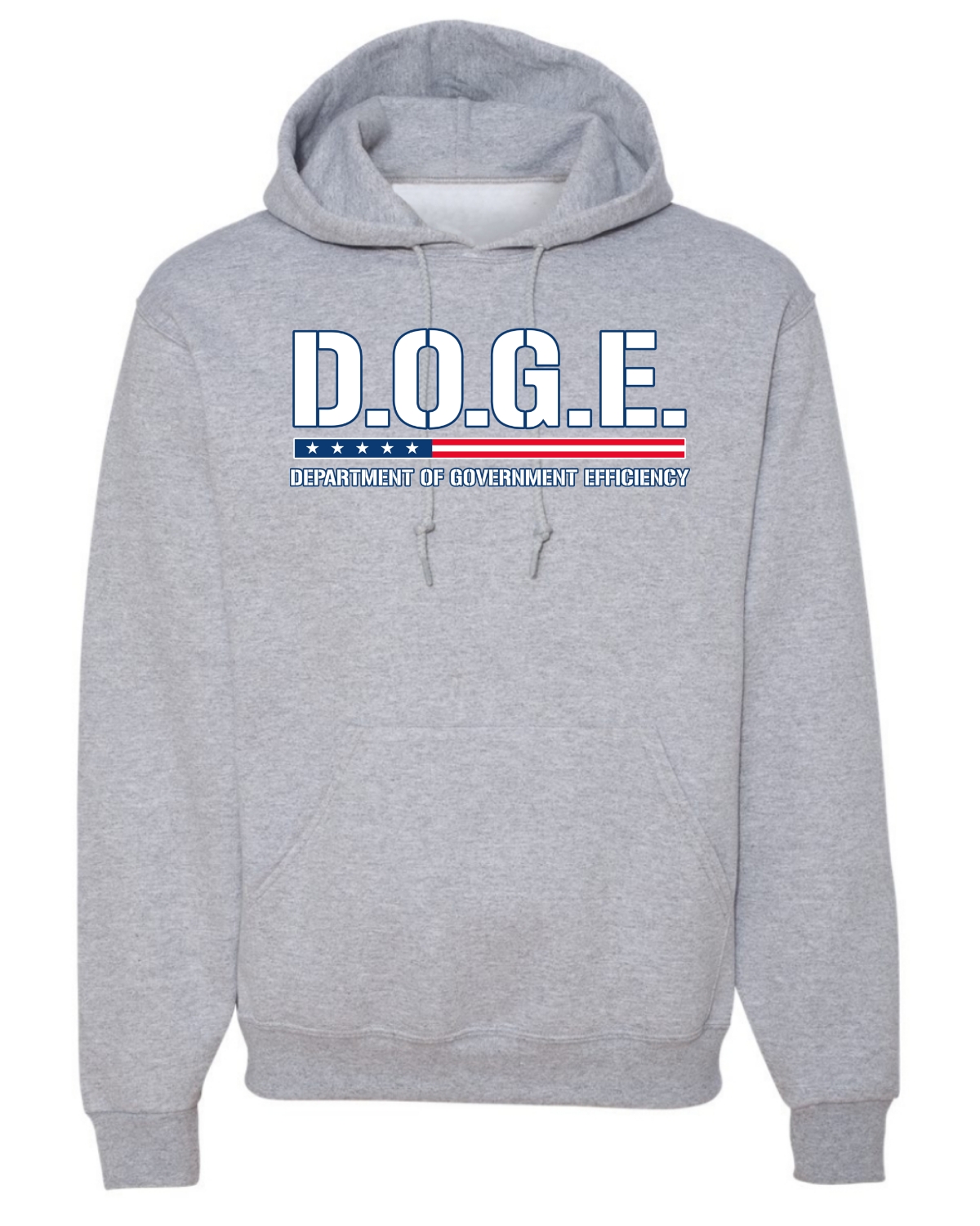 Sudadera con Capucha DOGE Rojo Blanco Azul Rayas, Demócratas - Imagen 4 de 13