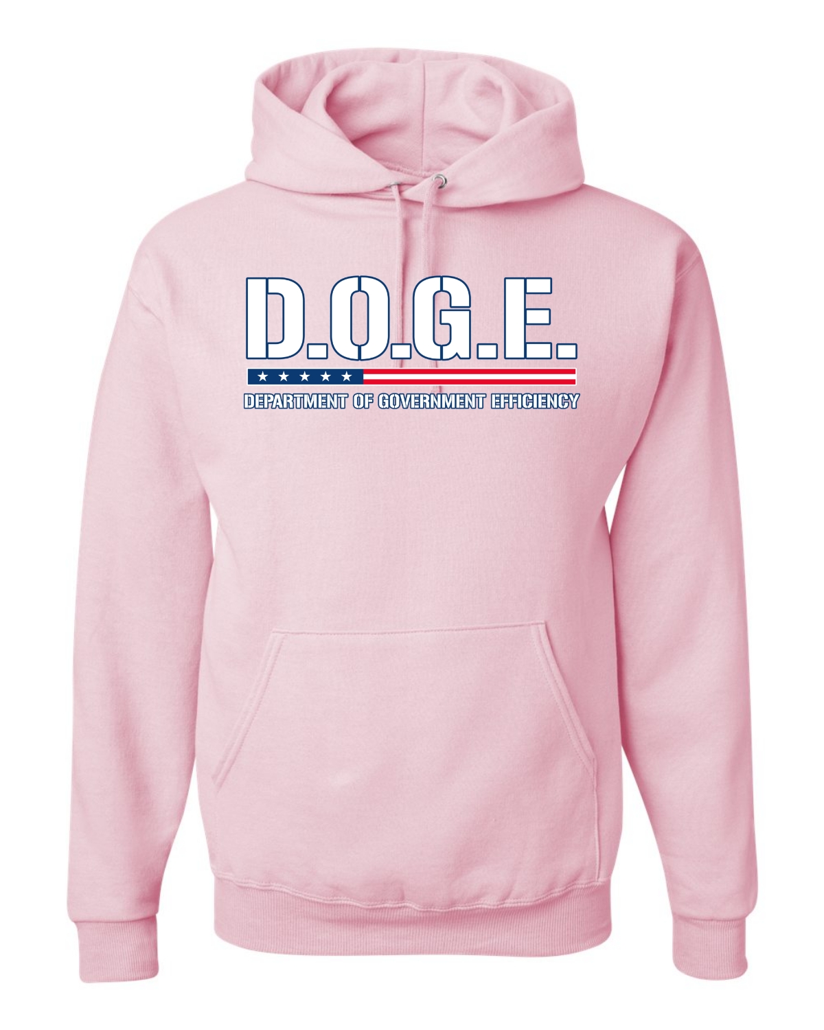 Sudadera con Capucha DOGE Rojo Blanco Azul Rayas, Demócratas - Imagen 5 de 13