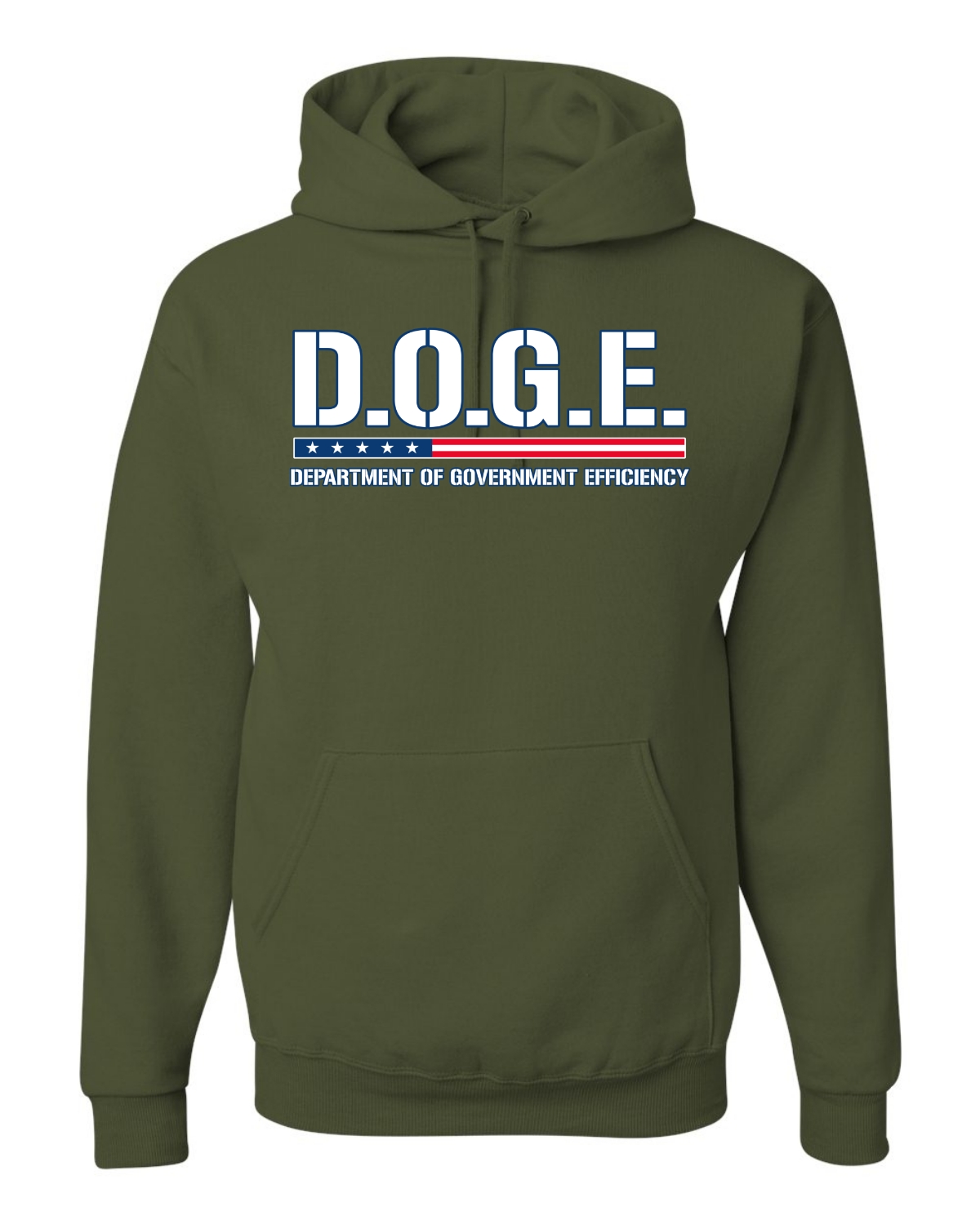 Sudadera con Capucha DOGE Rojo Blanco Azul Rayas, Demócratas - Imagen 12 de 13