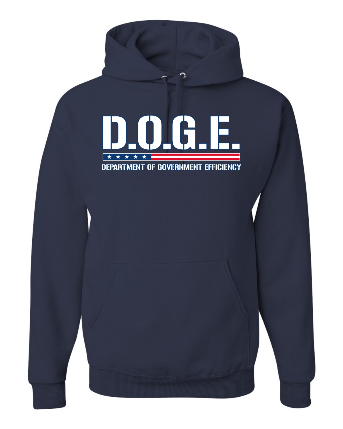 Sudadera con Capucha DOGE Rojo Blanco Azul Rayas, Demócratas - Imagen 6 de 13