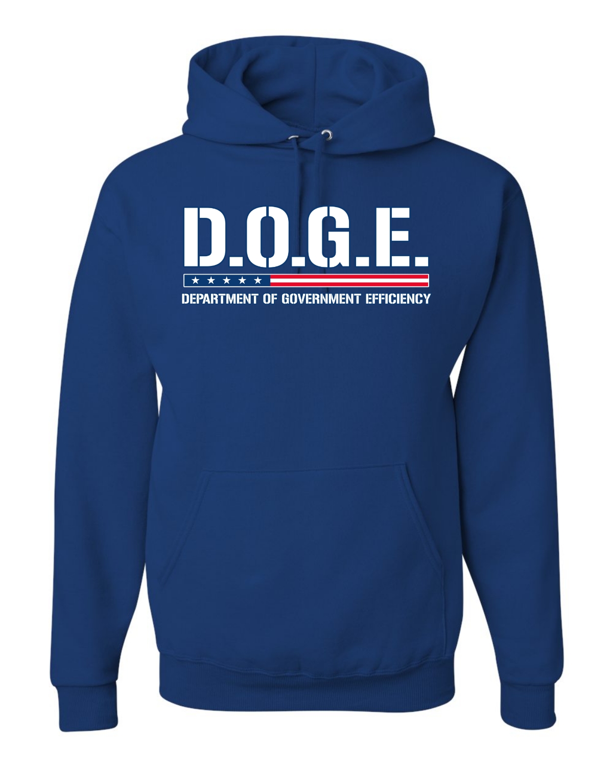Sudadera con Capucha DOGE Rojo Blanco Azul Rayas, Demócratas - Imagen 8 de 13