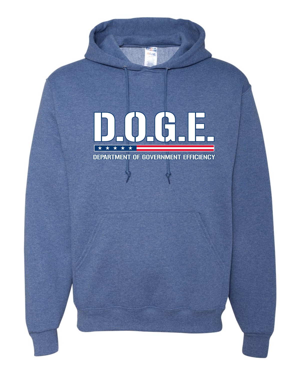 Sudadera con Capucha DOGE Rojo Blanco Azul Rayas, Demócratas - Imagen 9 de 13
