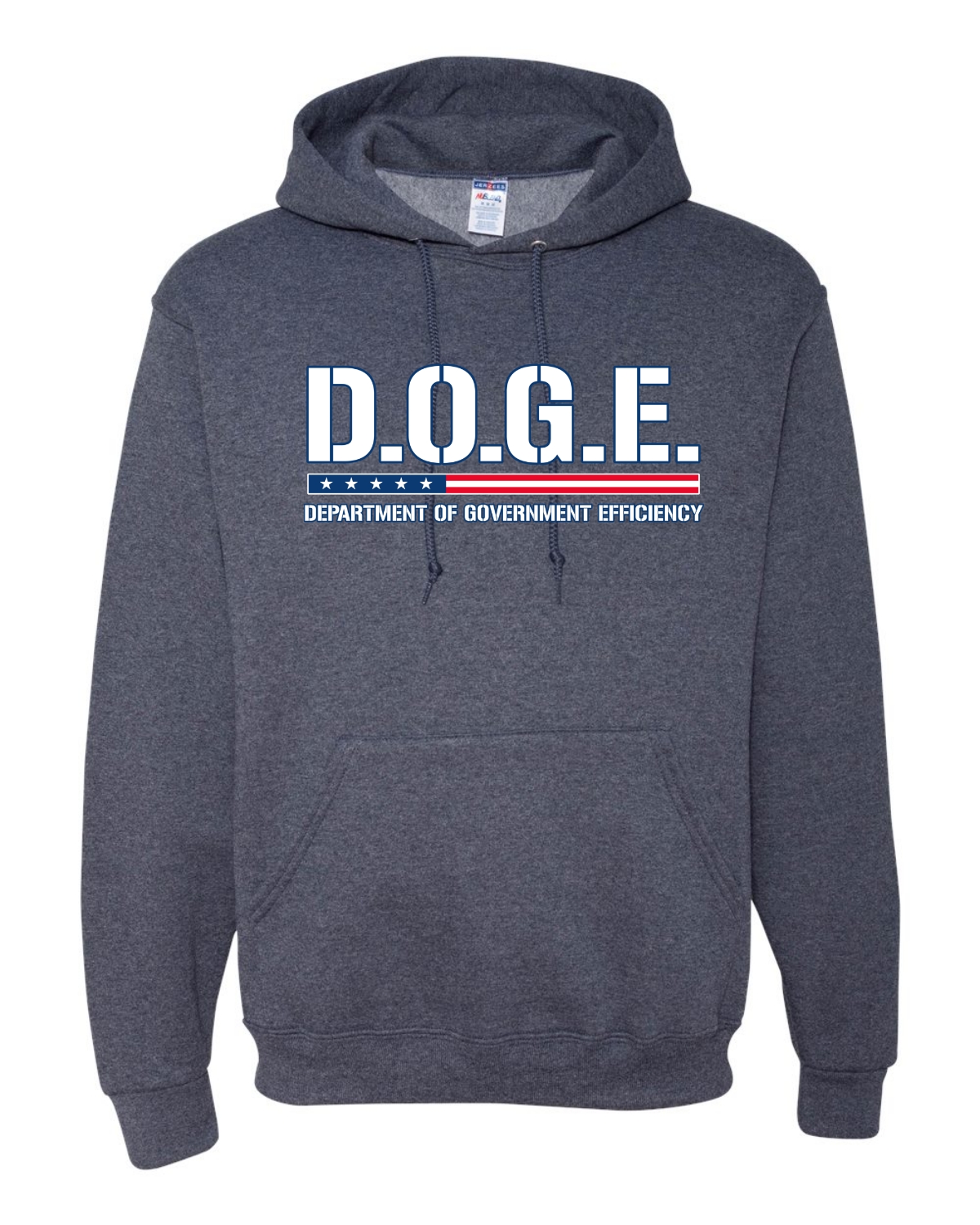 Sudadera con Capucha DOGE Rojo Blanco Azul Rayas, Demócratas - Imagen 10 de 13