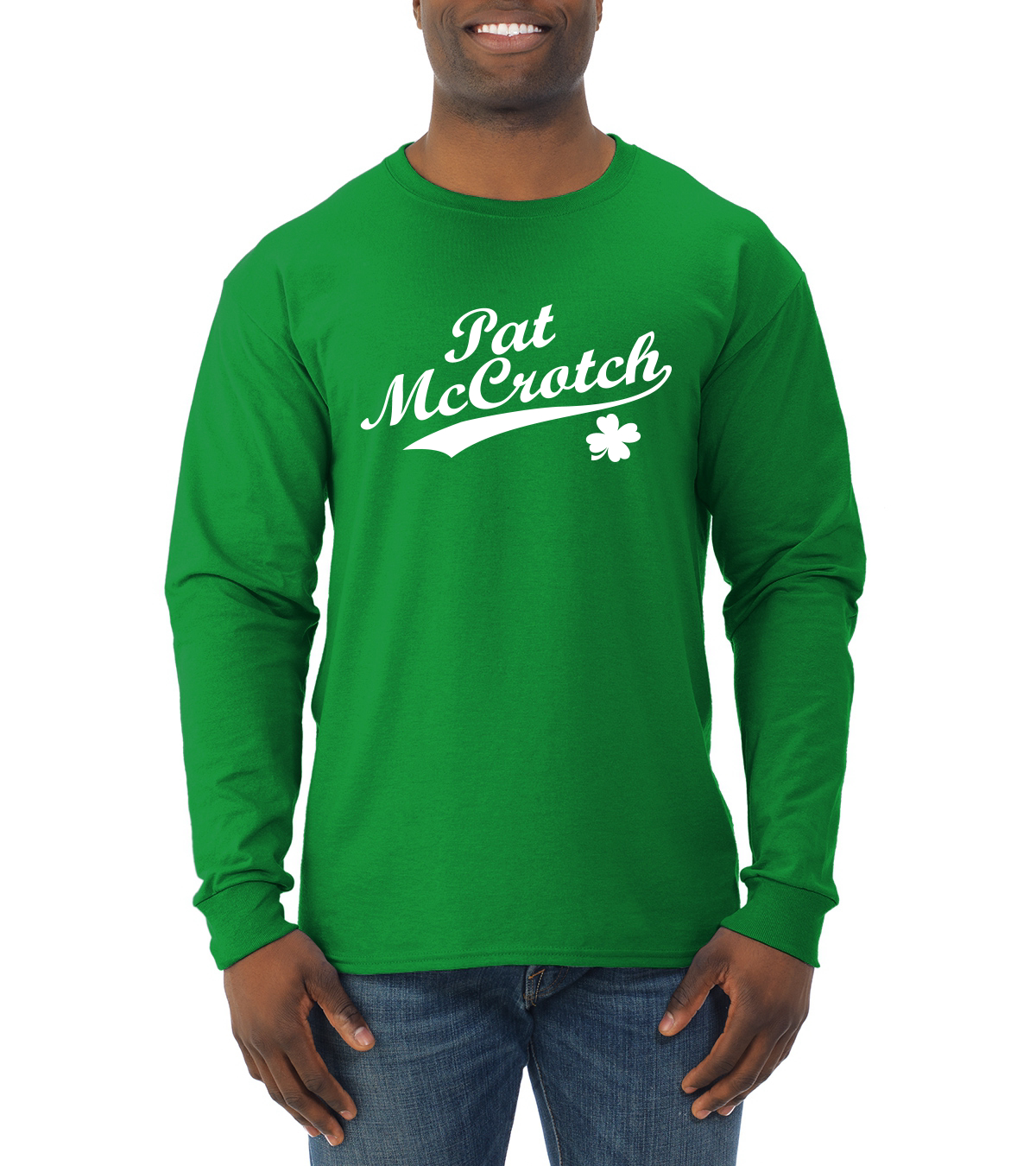 Camisa Pat McCrotch Divertida Nombre Irlandés Beber Día de San Patricio Hombres Mangas Largas - Imagen 3 de 3