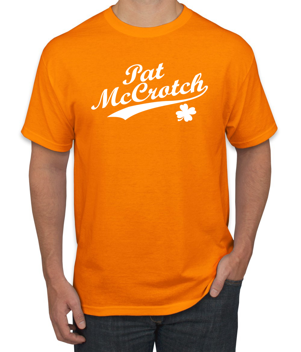 Pat McCrotch Funny Irish Name Drinking St Patricks Day Men Graphic Tshirt - Picture 7 of 7