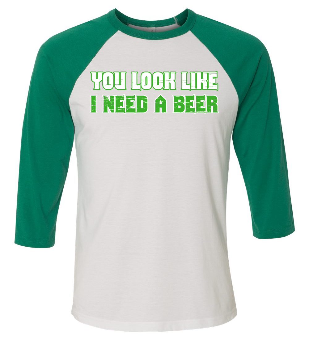 Lucky Shamrock Funny Clover St Patricks Pattys Day Men Women Baseball Tee Shirt - Picture 27 of 27