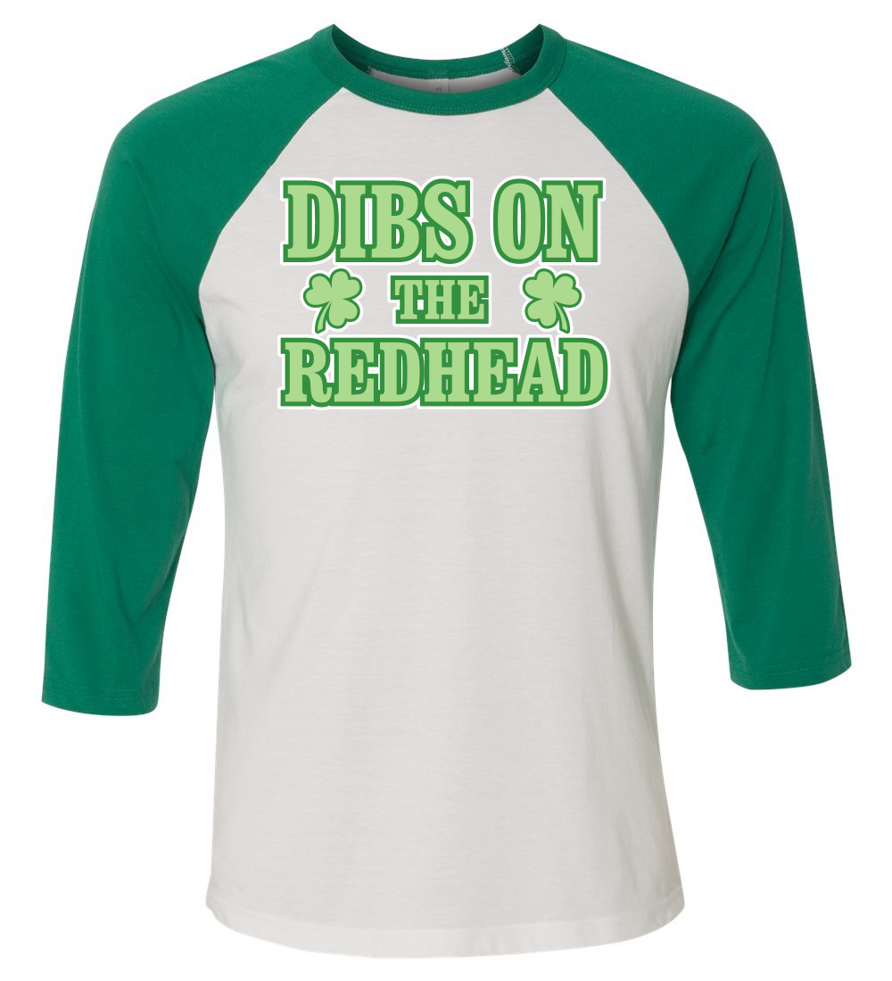 Lucky Shamrock Funny Clover St Patricks Pattys Day Men Women Baseball Tee Shirt - Picture 7 of 27