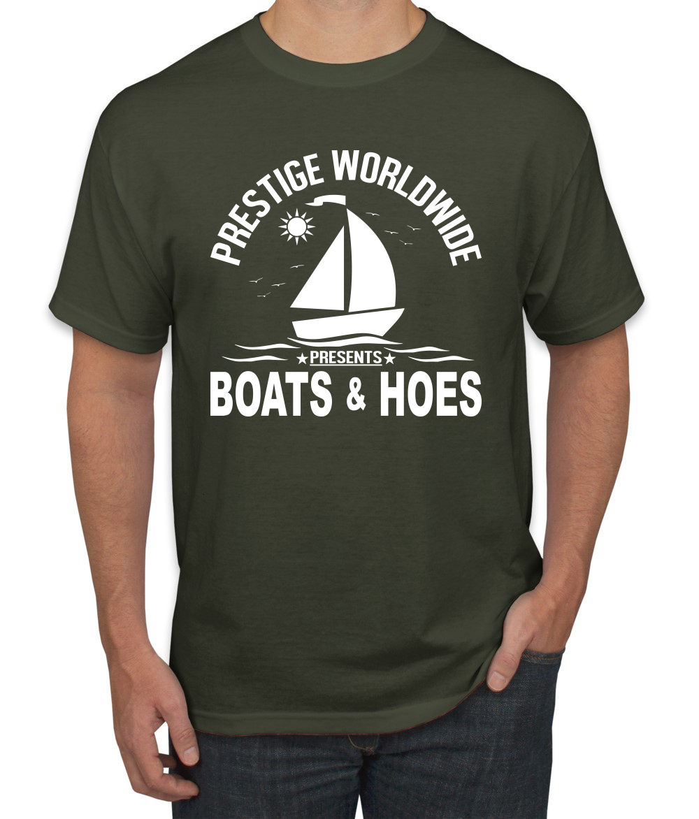Camiseta gráfica para hombre Prestige Worldwide divertida de barcos y azadas cultura pop - Imagen 15 de 25