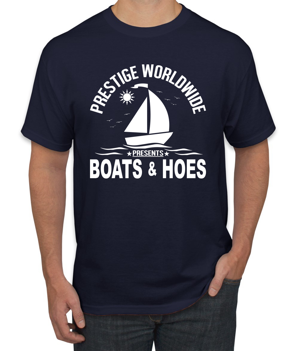 Camiseta gráfica para hombre Prestige Worldwide divertida de barcos y azadas cultura pop - Imagen 16 de 25