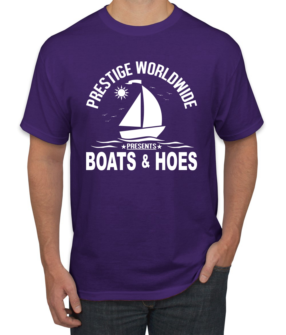 Camiseta gráfica para hombre Prestige Worldwide divertida de barcos y azadas cultura pop - Imagen 19 de 25