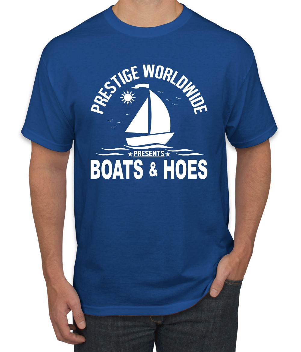 Camiseta gráfica para hombre Prestige Worldwide divertida de barcos y azadas cultura pop - Imagen 21 de 25